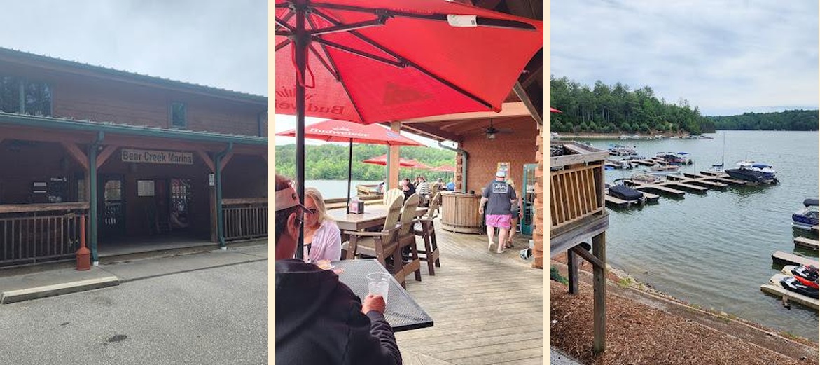 Bear Creek Marina Menu